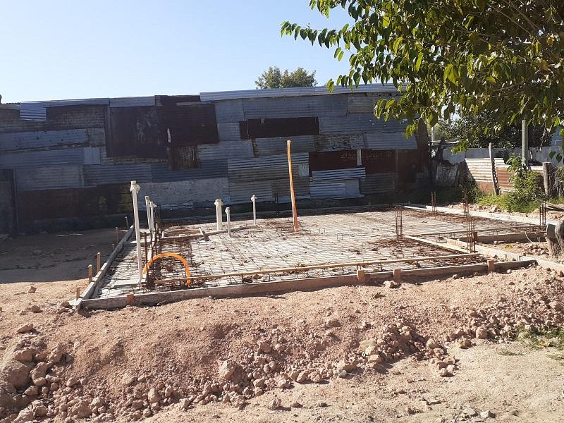 Vivienda de Paysandú en proceso de construcción