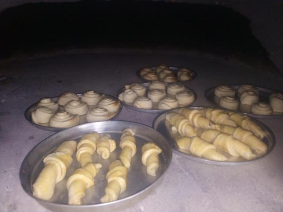 Producción de panificados en el horno comunitario de Fray Bentos Producción de panificados en el horno comunitario de Fray Bentos