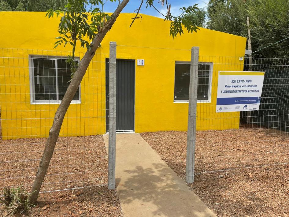 Vivienda entregada en el barrio Andresito de la ciudad de Salto Vivienda entregada en el barrio Andresito de la ciudad de Salto