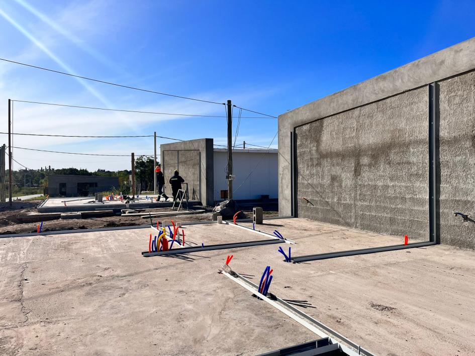 Viviendas en proceso de construcción