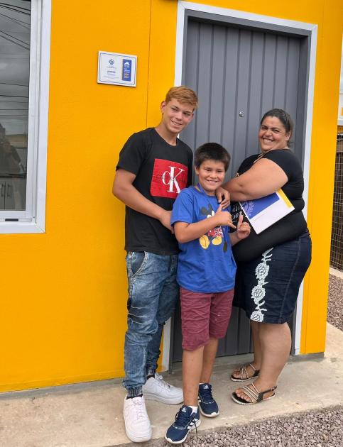 Nueva vivienda entregada en la ciudad de Rivera Nueva vivienda entregada en la ciudad de Rivera