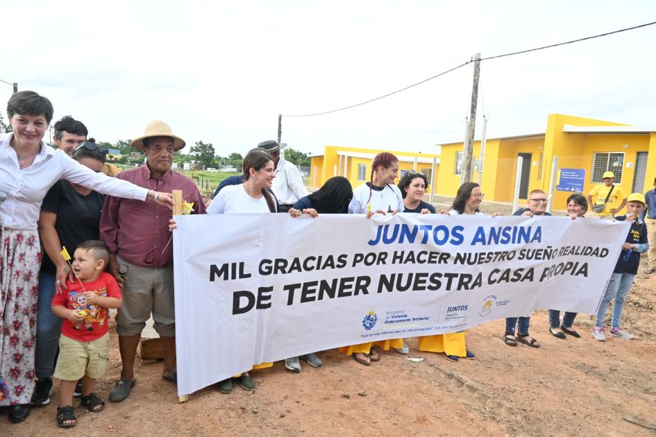 Familias participantes de la ciudad de Melo