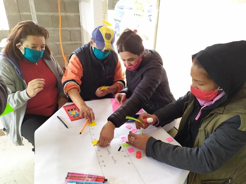 Mapeo colectivo en la intervención Lacio del Juntos Mapeo colectivo en la intervención Lacio del Juntos