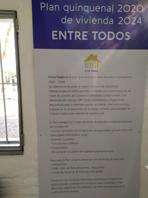 Cartel de Lineamientos del Plan Quinquenal 2020-2024 Entre Todos - Lineamientos del Plan Quinquenal 2020-2024