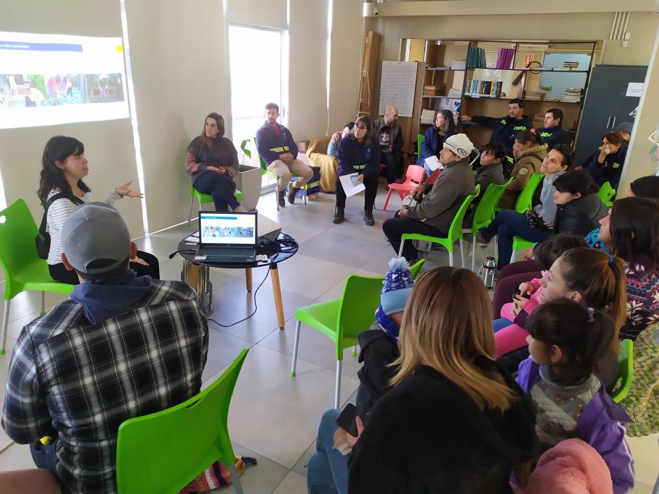 Presentación del proyecto socio-habitacional a familias participantes de Casavalle