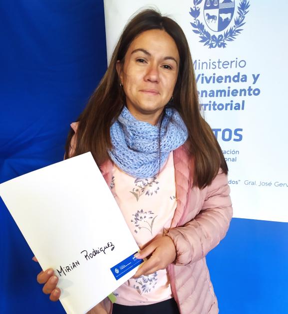 Participante del Juntos del barrio Andresito
