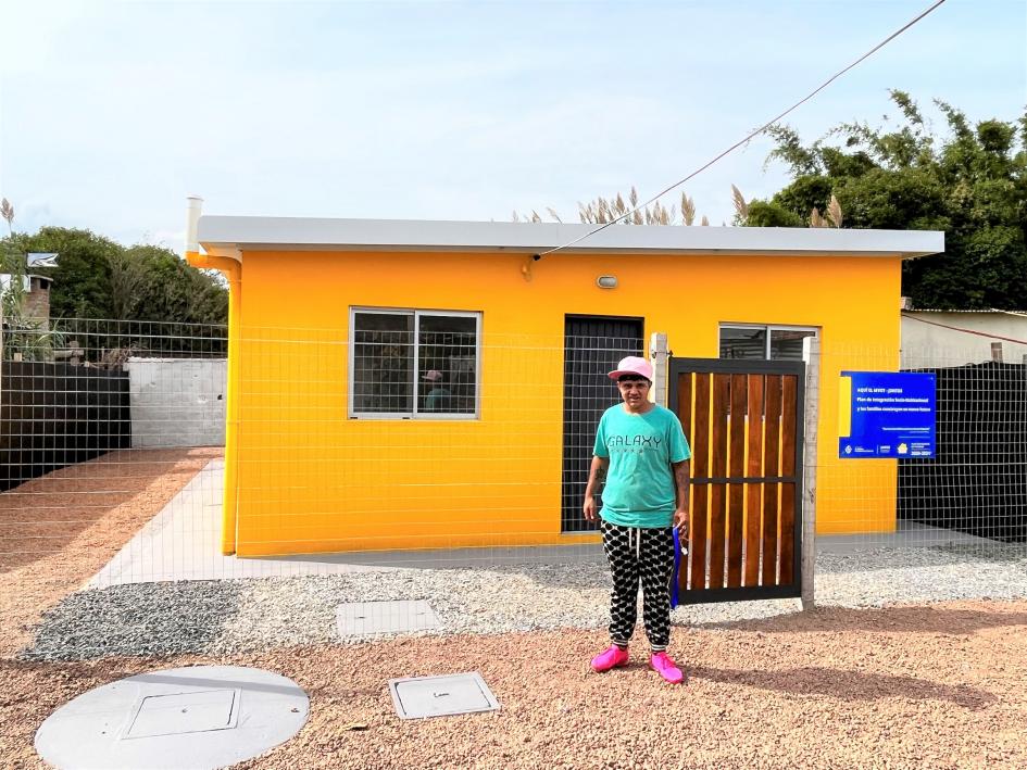 Participante del Juntos en su nueva vivienda Participante del Juntos en su nueva vivienda