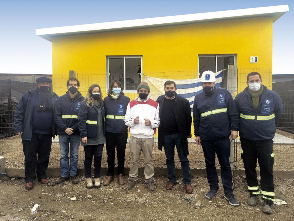 Participante, autoridades y equipo de territorio de Juntos