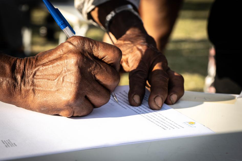Más de 70 familias de Felipe Cardoso firmaron consentimiento para su realojo Más de 70 familias de Felipe Cardoso firmaron consentimiento para su realojo