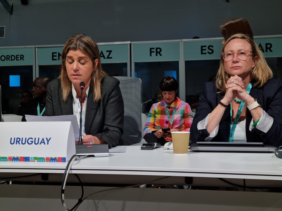 Ministra Tamara Paseyro y la Directora de Ordenamiento Territorial Paola Florio 