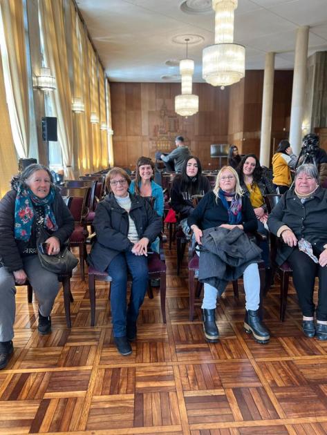Vecinos Barrio Santa María en titulaciones. Parte de los vecinos que firmaron la regularización del Barrio Santa María.