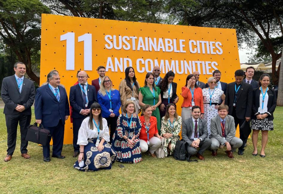 Segunda sesión de la Asamblea de Hábitat en Nairobi Representantes de la asamblea