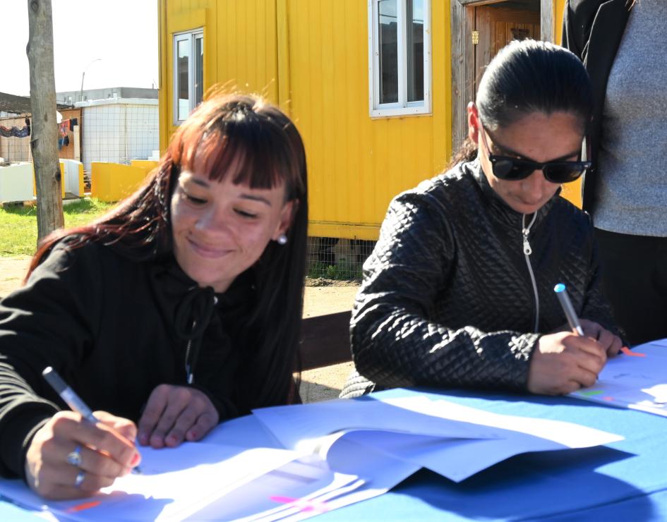 Entrega de viviendas en Durazno