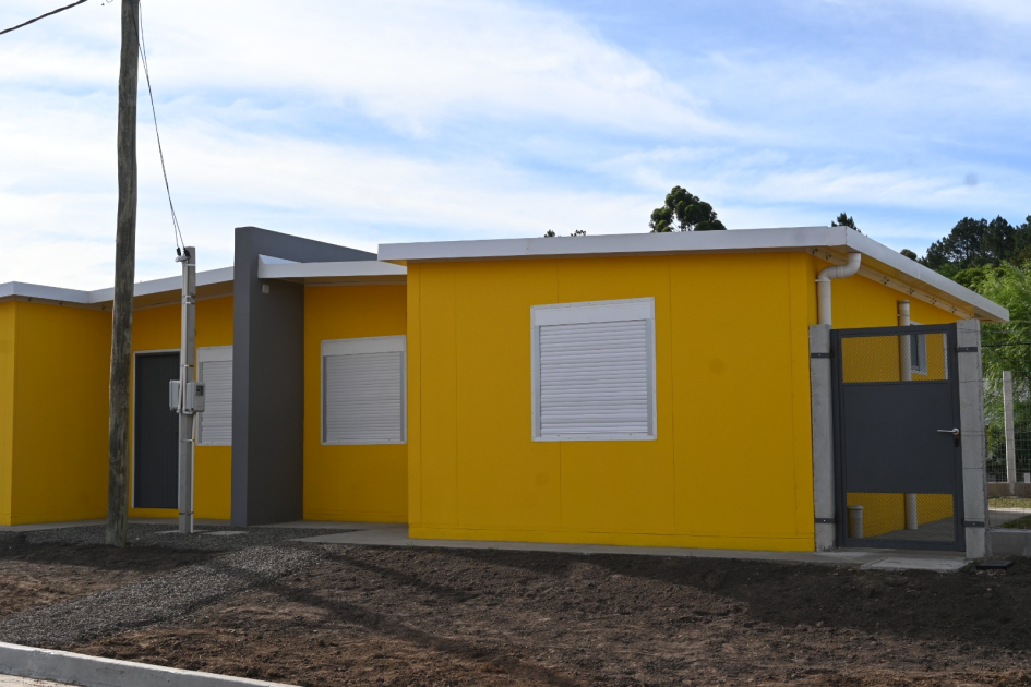 Entrega Tacuarembó. Casa que recibieron las familias.