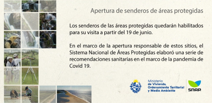 Folleto Apertura de senderos de áreas protegidas
