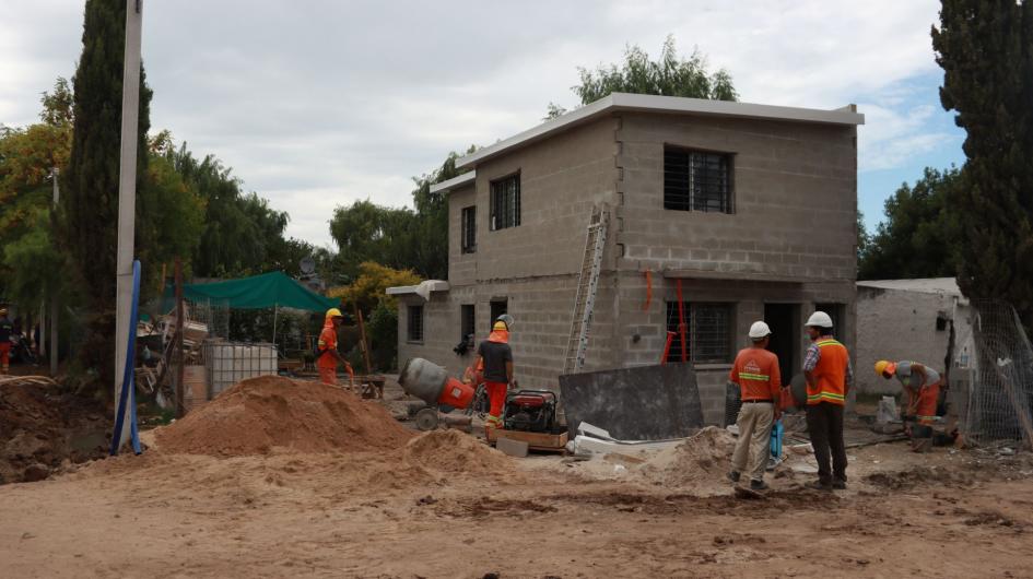 Nuevas viviendas se están construyendo en Nueva Esperanza