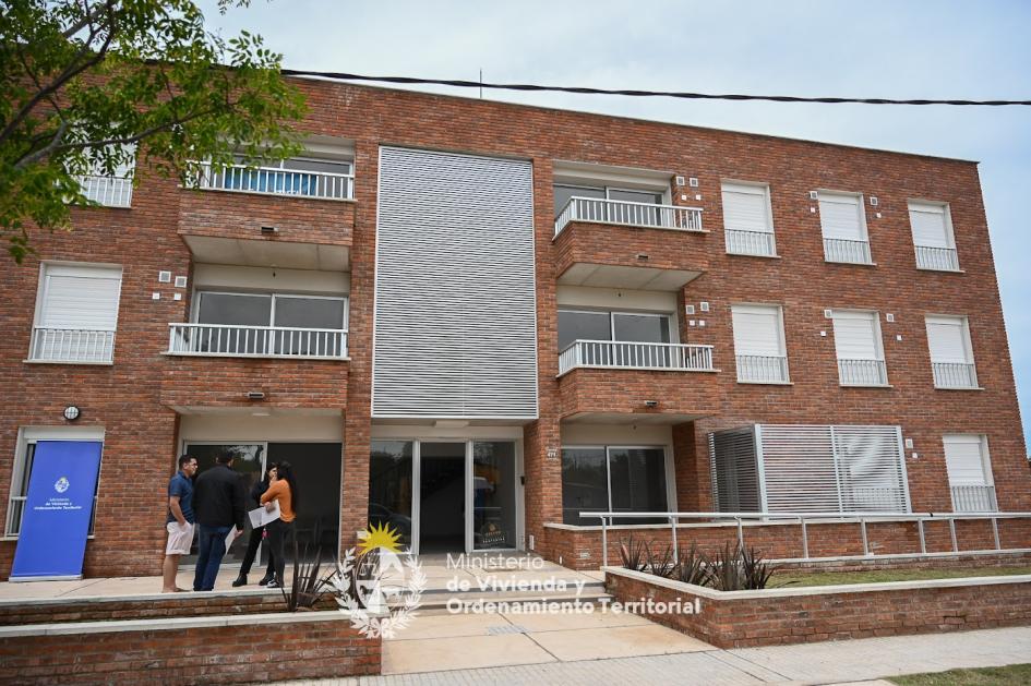Edificio de las viviendas Edificio en el que están las nuevas viviendas entregadas