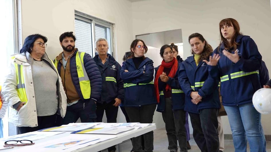 Técnicos en Maracaná Sur explican obras. Técnicos del PMB explican alcance de las obras en Maracaná Sur.
