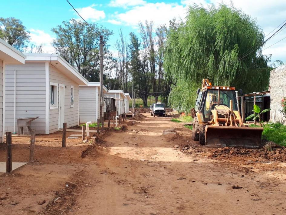 Visita al litoral Viviendas y maquinaria