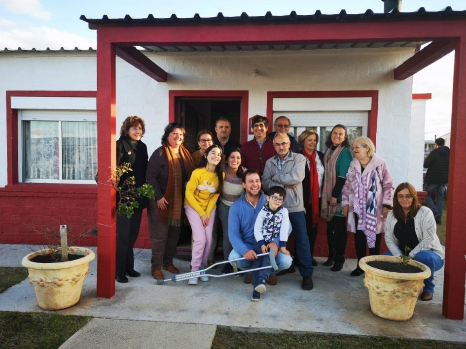 Mariscala familias freten a una vivienda