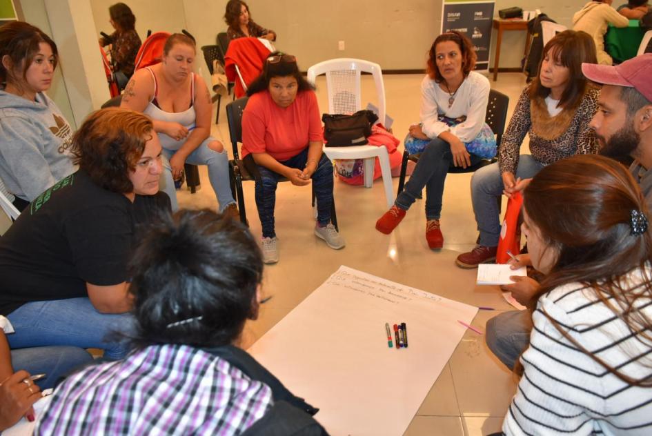 Referentes vecinales de Plan Juntos en jornada de trabajo Referentes vecinales del Plan Juntos