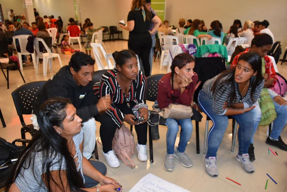 Referentes vecinales de Plan Juntos en jornada de trabajo Referentes vecinales del Plan Juntos