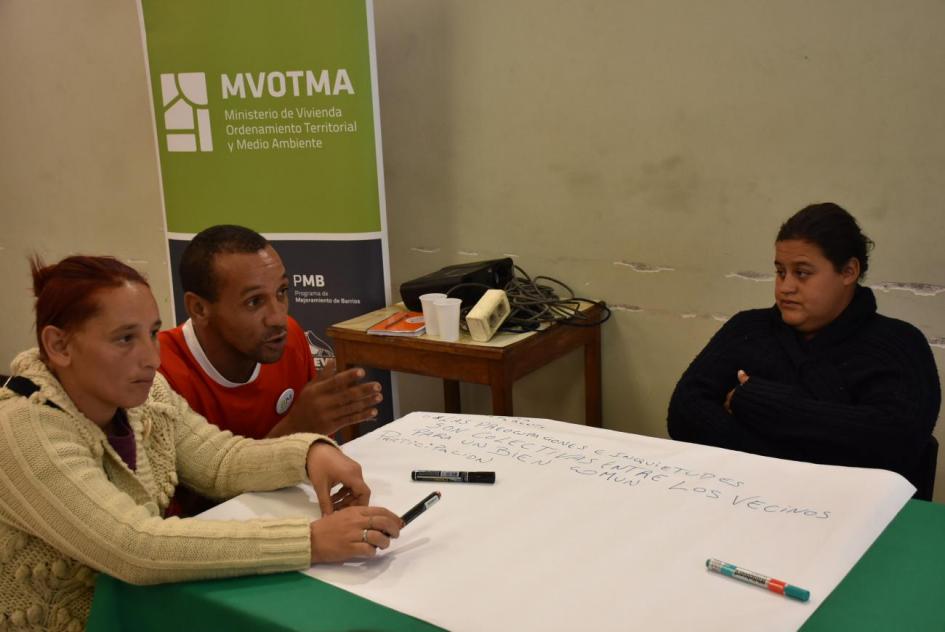 Referentes vecinales de Plan Juntos en jornada de trabajo Referentes vecinales del Plan Juntos