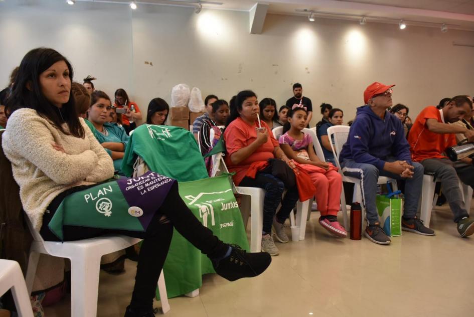 Referentes vecinales de Plan Juntos en jornada de trabajo Referentes vecinales del Plan Juntos