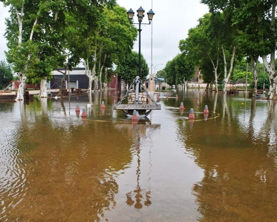 Revelamiento en zonas indudables Foto de calle inundable