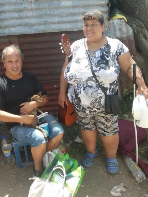 Respuesta ágil María Fernández y su familia
