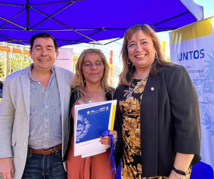 Entrega de viviendas en la intervención Lacio