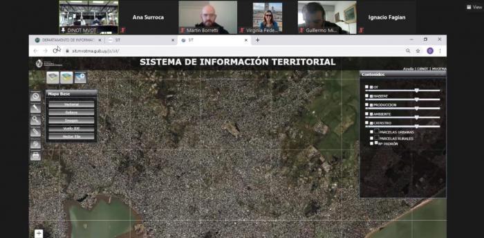 Presentación IIGOT-SIT a Catastro Captura de pantalla de la actividad de presentación