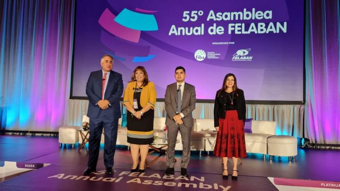 Ministra en la 55° Asamblea Anual de FELABAN 