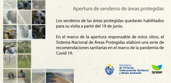 Apertura de senderos de áreas protegidas