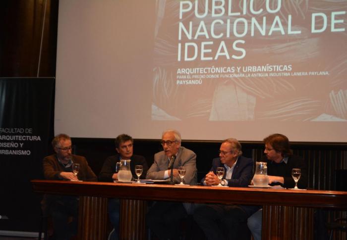 Presentación del Concurso de Ideas para el predio Paylana a cargo a autoridades de Mvotma, Intendencia de Paysandú y SAU 