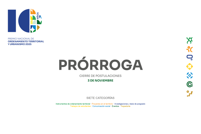 Premio Nacional de Ordenamiento Territorial y Urbanismo 2025