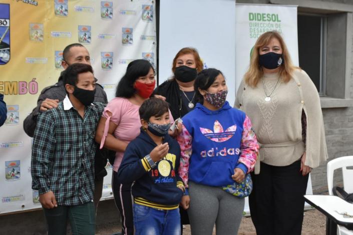 Inauguración de viviendas para realojo en San Gabriel, Tacuarembó