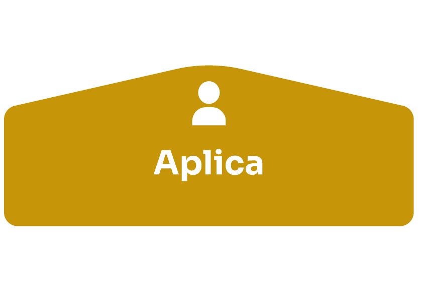 Avatar de una persona y debajo dice "Aplica"