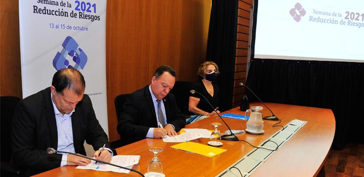 Sistema de Emergencias firmó acuerdos con Oficina de Servicio Civil y Unicef