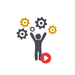 persona con engranajes