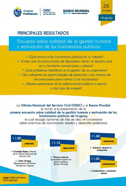 Imagen con información del evento