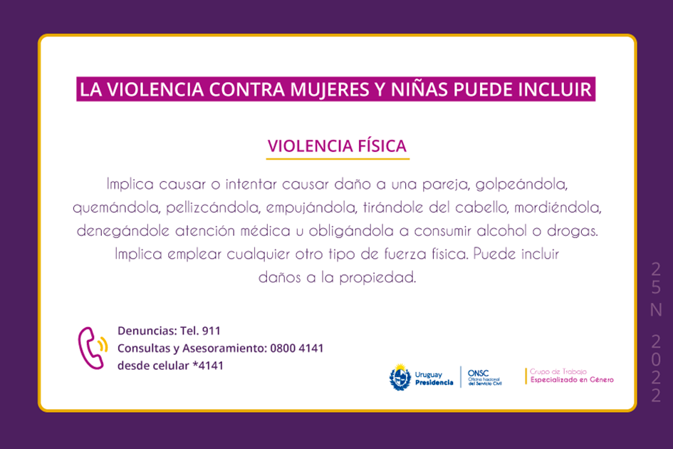 Placa 1 - violencia física