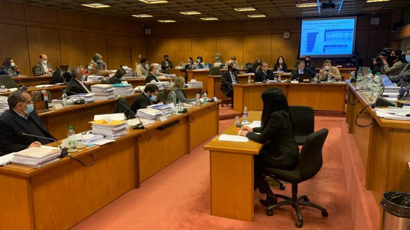 Comparecencia al Parlamento reunion