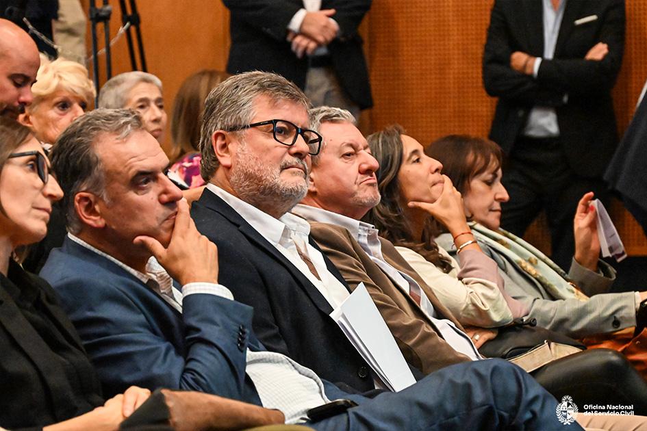 Presentación del informe "Brecha de género en los puestos jerárquicos en el Estado uruguayo" Público asistente