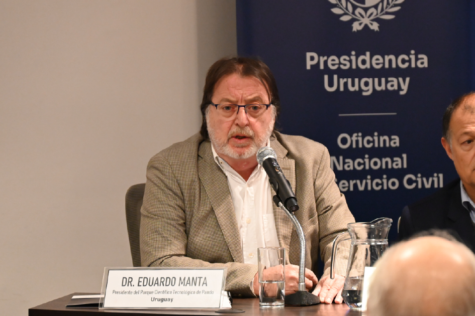 Eduardo Manta, presidente del Polo Tecnológico de Pando Eduardo Manta, presidente del Polo Tecnológico de Pando