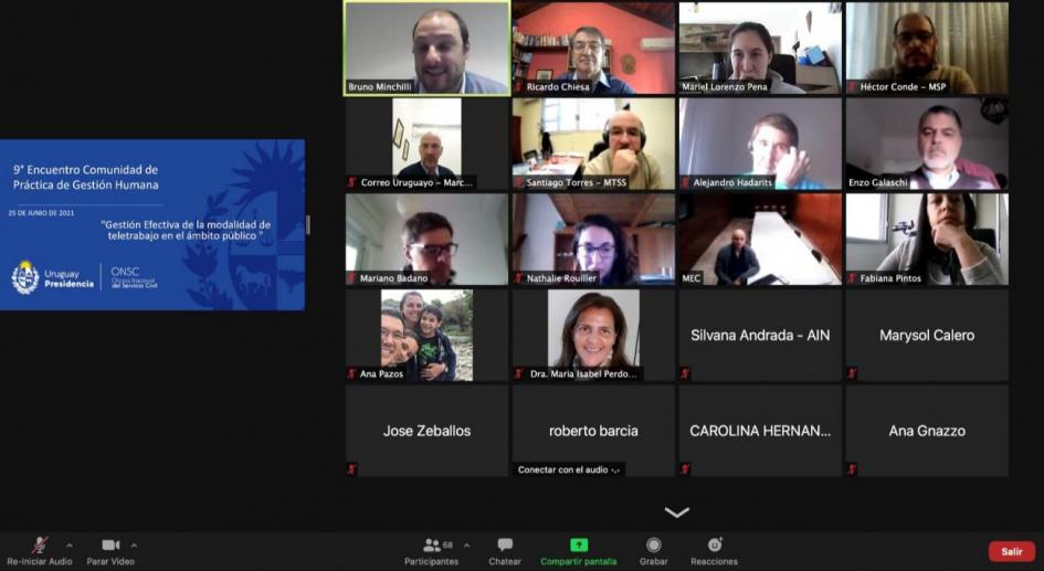 Encuentro Comunidad de Práctica imagen del zoom