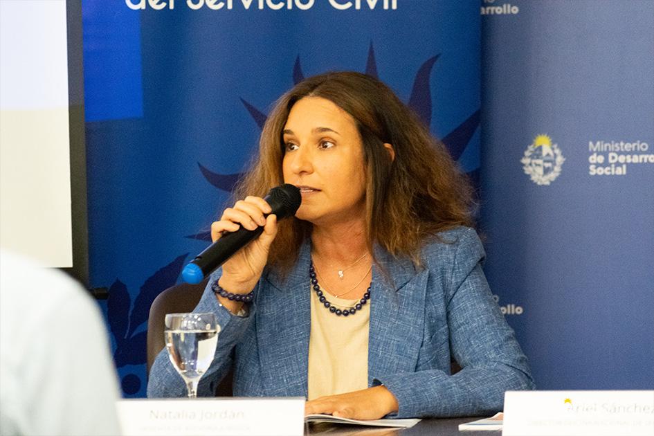 Natalia Jordán en la presentación de la Guía Natalia Jordán