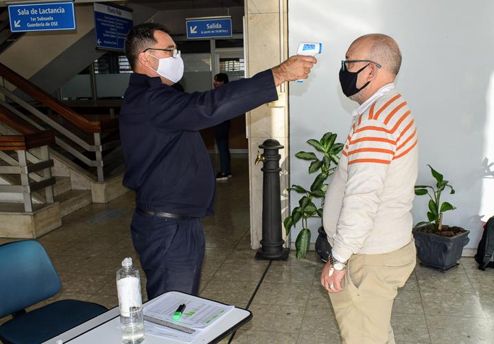 OSE. Toma de temperatura corporal