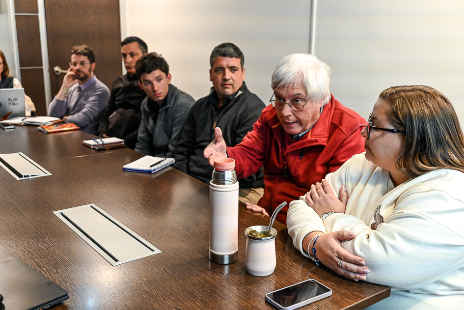 Personas en una reunión