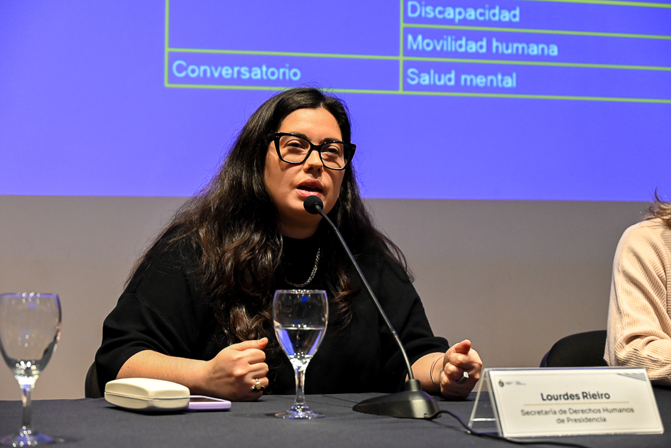 Lourdes Rieiro Silva, Coordinadora del Programa por la Secretaría de Derechos Humanos de Presidencia